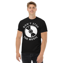Load image into Gallery viewer, Don&#39;t stop the music heavyweight tee