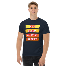 Load image into Gallery viewer, Eat, Sleep, Hustle, Repeat heavyweight tee