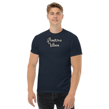 Load image into Gallery viewer, Positive Vibes heavyweight tee