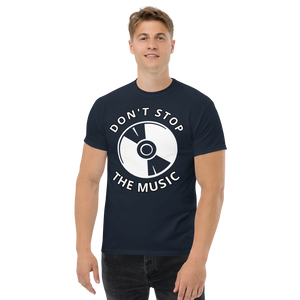 Don't stop the music heavyweight tee