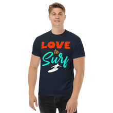 Load image into Gallery viewer, Love to Surf heavyweight tee