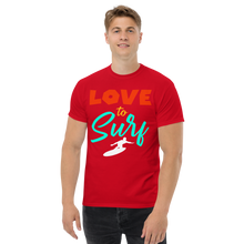 Load image into Gallery viewer, Love to Surf heavyweight tee