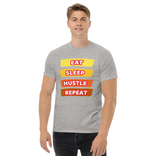 Load image into Gallery viewer, Eat, Sleep, Hustle, Repeat heavyweight tee