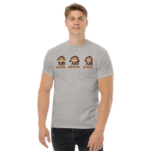 Load image into Gallery viewer, 3 wise Monkeys heavyweight tee