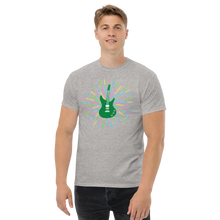 Load image into Gallery viewer, Green Guitar heavyweight tee