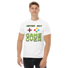 Load image into Gallery viewer, Never Say Men&#39;s heavyweight tee