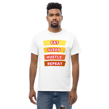 Load image into Gallery viewer, Eat, Sleep, Hustle, Repeat heavyweight tee