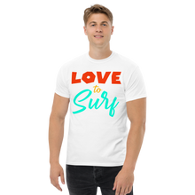 Load image into Gallery viewer, Love to Surf heavyweight tee