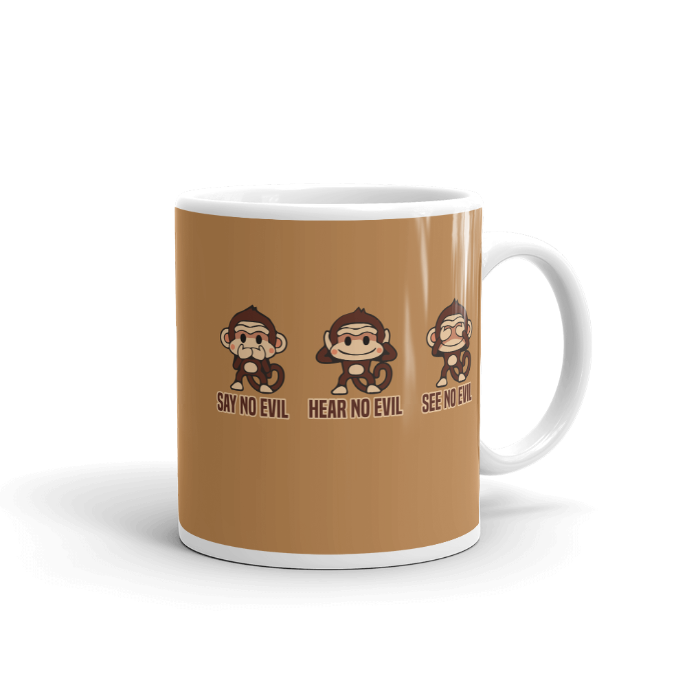 3 Wise Monkeys Coffee Mug