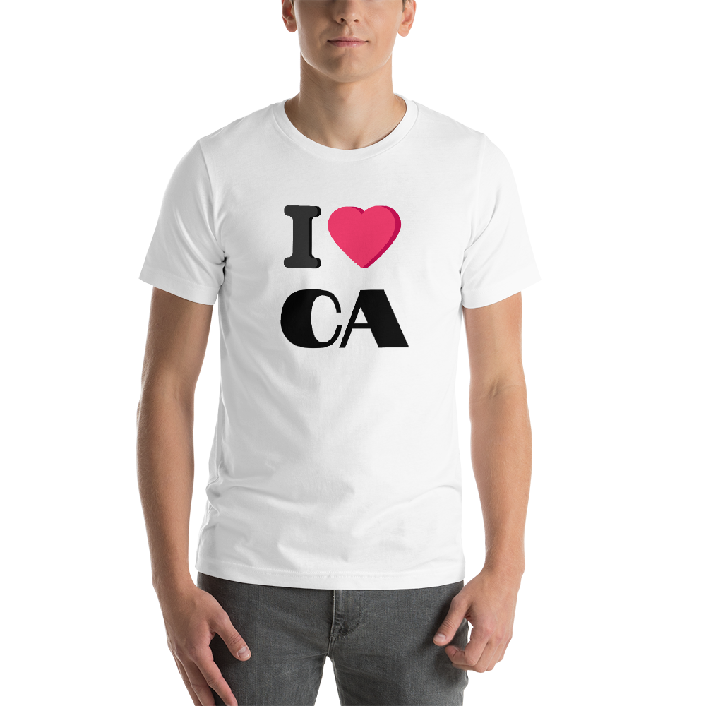 I Love CA T-Shirt