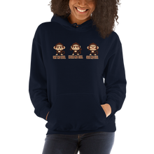 Load image into Gallery viewer, 3 Wise Monkeys Hoodie for women