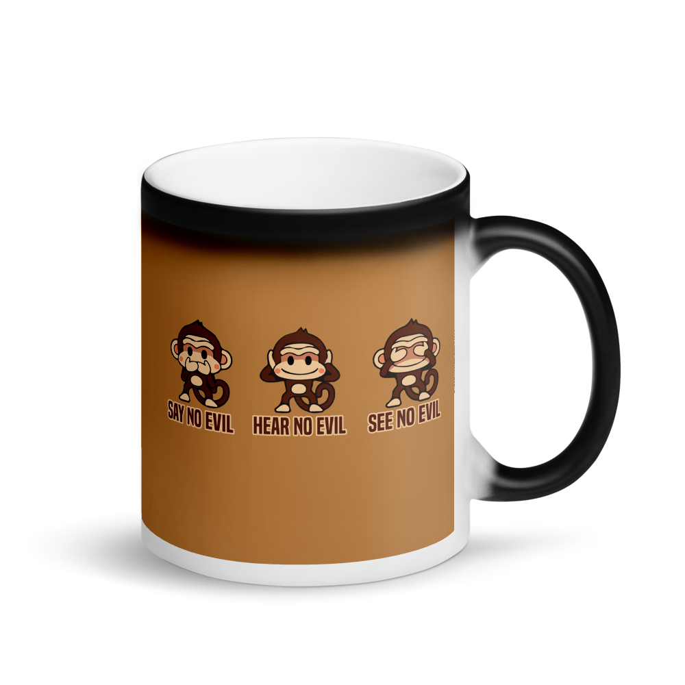 3 Wise Monkeys Coffee Mug