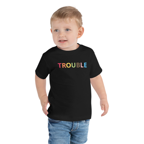 Trouble Toddler Short Sleeve Tee