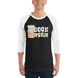 BookWorm 3/4 sleeve raglan shirt