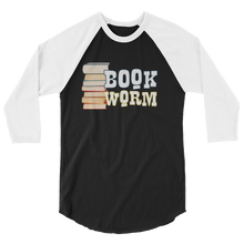 Load image into Gallery viewer, BookWorm 3/4 sleeve raglan shirt