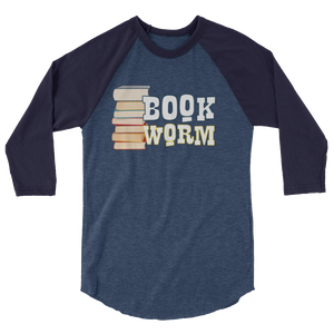 BookWorm 3/4 sleeve raglan shirt