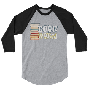 BookWorm 3/4 sleeve raglan shirt