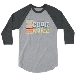 BookWorm 3/4 sleeve raglan shirt