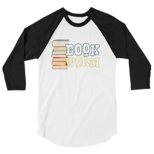 Load image into Gallery viewer, BookWorm 3/4 sleeve raglan shirt