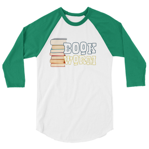 BookWorm 3/4 sleeve raglan shirt