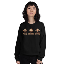 Load image into Gallery viewer, 3 Wise Monkeys Sweatshirt