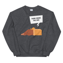 Load image into Gallery viewer, Think inside the box Sweatshirt