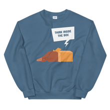 Load image into Gallery viewer, Think inside the box Sweatshirt