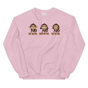 3 Wise Monkeys Sweatshirt