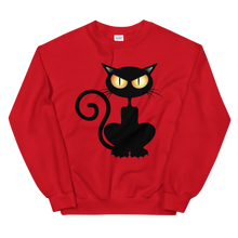 Load image into Gallery viewer, Black Cat Sweatshirt