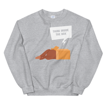 Load image into Gallery viewer, Think inside the box Sweatshirt