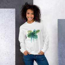 Load image into Gallery viewer, Green Flower Sweatshirt