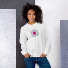 Load image into Gallery viewer, White Flower Sweatshirt