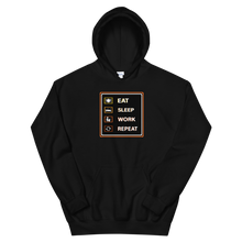 Load image into Gallery viewer, eat, sleep, hustle  Hoodie