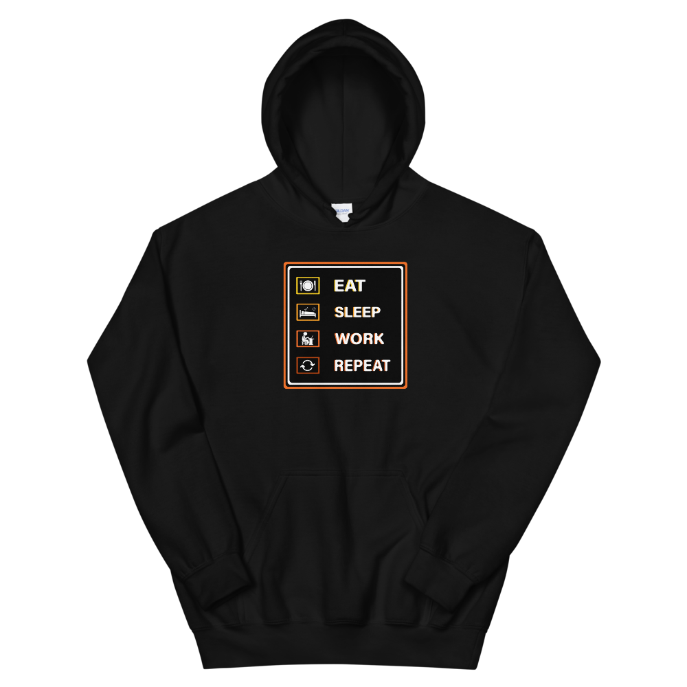 eat, sleep, hustle  Hoodie