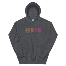 Load image into Gallery viewer, Live to Surf Unisex Hoodie
