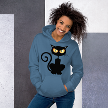 Load image into Gallery viewer, Black Cat Hoodie