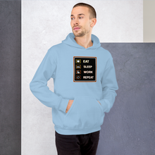 Load image into Gallery viewer, eat, sleep, hustle  Hoodie