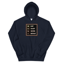 Load image into Gallery viewer, eat, sleep, hustle  Hoodie