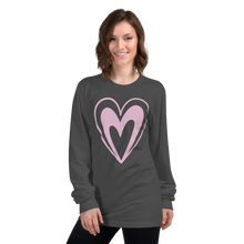 Load image into Gallery viewer, Pink Heart Long sleeve t-shirt