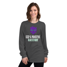 Load image into Gallery viewer, Cattitude Long sleeve t-shirt