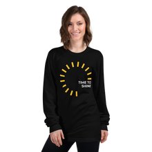 Load image into Gallery viewer, Time to Shine Long sleeve t-shirt