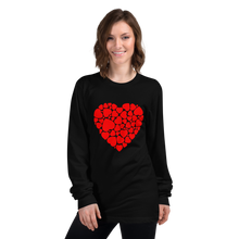 Load image into Gallery viewer, Heart Long sleeve t-shirt