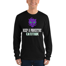 Load image into Gallery viewer, Cattitude Long sleeve t-shirt