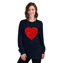 Load image into Gallery viewer, Heart Long sleeve t-shirt