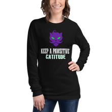 Load image into Gallery viewer, Cattitude Long Sleeve Tee