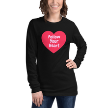 Load image into Gallery viewer, Follow your heart Unisex Long Sleeve Tee