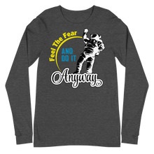 Load image into Gallery viewer, Feel the Fear Long Sleeve Tee
