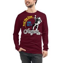 Load image into Gallery viewer, Feel the Fear Long Sleeve Tee