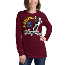 Load image into Gallery viewer, Feel the Fear Long Sleeve Tee