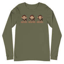 Load image into Gallery viewer, 3 wise Monkeys Long Sleeve Tee